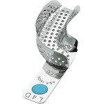 Lenyomatkanál - 1 db, felső bal, alsó jobb, perforált, türkiz - 2801-L4D