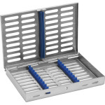 KKD® Instrumenten-Kassetten - 1 db, kék, für 10 Instrumente - 11990BL