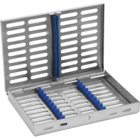 KKD® Instrumenten-Kassetten - 1 db, kék, für 10 Instrumente - 11990BL