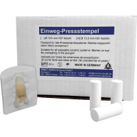 Pressstempel Packung 50 Stück Ø 13 mm, Egyszerhasználatos termék, 13 mm, 50 darab