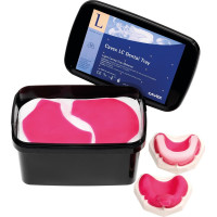 LC Dental Tray, Kanálanyag, rózsaszín, opák, 50 darab