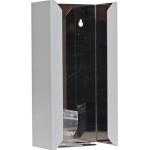 UNIGLOVES® Handschuhhalterung - 1 db, klein, H: 13 cm x T: 7,5 cm x B: 25 cm, nemesacél - 9260