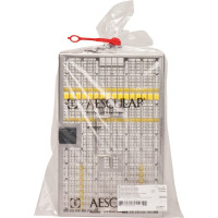 Siebtray - 1 db, JG389R mit Instrumentenstege (2 x JG394, 2 x JG400, 1 x JG401), 273 x 176 x 30 mm - JG389R