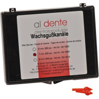 Viasz öntocsatorna (EM), Egyszerhasználatos termék, narancs, Műanyag, 7 mm, 250 darab