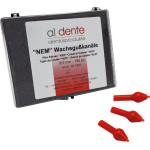 Viasz öntocsatorna (NEM), Egyszerhasználatos termék, narancs, Műanyag, 9 mm, 120 darab