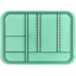 B-Lok Tray - 1 db, Tray 34 x 24,5 x 2,2 cm, mit Einteilung zöld - 20Z451D