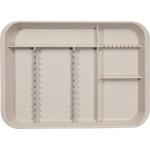 B-Lok Tray - Stück Tray 34 x 24,5 x 2,2 cm, mit Einteilung beige - 20Z451G