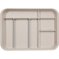 B-Lok Tray - Stück Tray 34 x 24,5 x 2,2 cm, mit Einteilung beige - 20Z451G