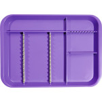 B-Lok Tray - Stück Tray 34 x 24,5 x 2,2 cm, mit Einteilung neonlila - 20Z451R