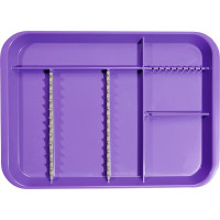 B-Lok Tray - Stück Tray 34 x 24,5 x 2,2 cm, mit Einteilung neonlila - 20Z451R