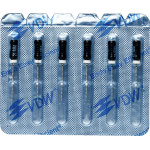 Flexicut (364) (21 mm) (ISO 40), Gyökércsatorna reszelő (kézzel), Fogantyú - műanyag ISO 40 sterilen csomagolva, ISO színkódolt, 21 mm, 6 darab