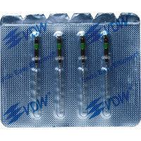 Lentulo (25 mm) (ISO 35), Könyökdarab (CA, Ø 2,35 mm, ISO 204) ISO 35 sterilen csomagolva, forgó, 25 mm, 4 darab