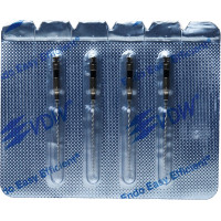 Lentulo (25 mm) (ISO 40), Könyökdarab (CA, Ø 2,35 mm, ISO 204) ISO 40 sterilen csomagolva, forgó, 25 mm, 4 darab