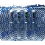 Lentulo (25 mm) (ISO 25-40), Könyökdarab (CA, Ø 2,35 mm, ISO 204) ISO 25-40 sterilen csomagolva, forgó, 25 mm, 4x1 darab