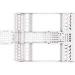 E-Z Jett Kassetten - Stück 20,2 x 17,9 x 3 cm, für 10 Instrumente weiß - 50Z930A