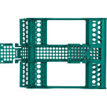 E-Z Jett Kassetten - Stück 20,2 x 17,9 x 3 cm, für 10 Instrumente türkis - 50Z930J