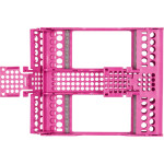 E-Z Jett Kassetten - Stück 20,2 x 17,9 x 3 cm, für 10 Instrumente neonpink - 50Z930S