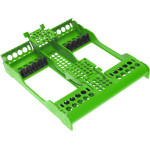 E-Z Jett Kassetten - 1 db, 20,2 x 17,9 x 3 cm, für 10 Instrumente neongrün - 50Z930P