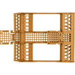 E-Z Jett Kassetten - Stück 20,2 x 17,9 x 3 cm, für 10 Instrumente neonorange - 50Z930Q