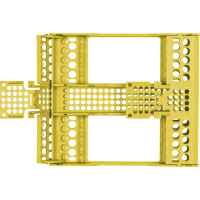 E-Z Jett Kassetten - Stück 20,2 x 17,9 x 3 cm, für 10 Instrumente neongelb - 50Z930O