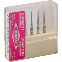 Diamant FG 165, gyémántcsiszoló, zöld, ISO 010, 5 darab Diamant FG 165, gyémántcsiszoló, zöld, ISO 010, 5 darab