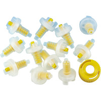 R-SI-LINE® MISCHKANÜLE MATIC BR - zacskó 40 kanül sárga/fehér, 1 Bajonett-Ring - MIK1057