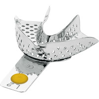 Lenyomatkanál - 1 db, alsó, XS, perforált, sárga - 2801-L2