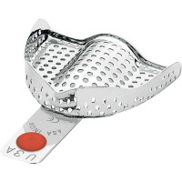 ANATOMIC Abformlöffel - 1 db, felső S, perforált, piros, 2801-U3A - 2801-U3A