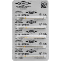 Diamant H 167, gyémántcsiszoló, sárga, ISO 018, 5 darab