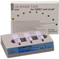 IPS e.max CAD-on-Technik - 3 darabos csomag, méret B40, A2 HT - 634587