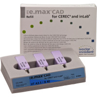 IPS e.max CAD-on-Technik - 3 darabos csomag, méret B40, A3,5 HT - 634589