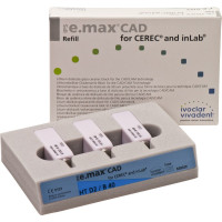 IPS e.max CAD-on-Technik - 3 darabos csomag, méret B40, D2 HT - 634599