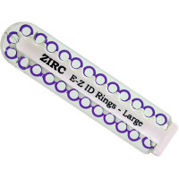 EZ-ID Markierungsringe - 25 darabos csomag, neonlila, Ø 6 mm - 70Z200R