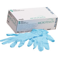 MICRO-TOUCH® Nitrax-Tex™ - 100 darabos csomag, puderfrei, kék, S - 700112
