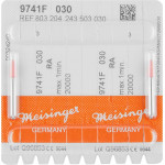 Diamantpolierer 9741, gyémánt-kerámia-polírozó, rózsaszín ISO 030, FG, 2 darab
