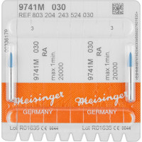 Diamantpolierer 9741, gyémánt-kerámia-polírozó, kék, ISO 030, FG, 2 darab