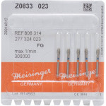 Diamanten Z0833, gyémántcsiszoló, kék, ISO 023, FG, 5 darab
