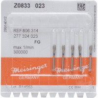 Diamanten Z0833, gyémántcsiszoló, kék, ISO 023, FG, 5 darab