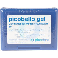 picobello gel szett, 3 x 3 g Spritzen, 12 Dosierspitzen