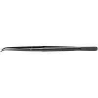 Pinzetten - 1 db, 172 mm, gebogen, fekete beschichtet, Figur TM5 - 3900TM5