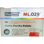 DiaDent® ML.029™ Guttapercha-csúcs, ISO 080, 120 darab DiaDent® ML.029™ Guttapercha-csúcs, ISO 080, 120 darab