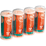 Microbrush® Applikatoren Tube Serie - 400 darabos csomag, pfirsich, regulär 2 mm - MRS400