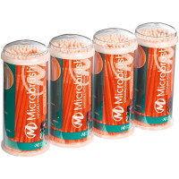 Microbrush® Applikatoren Tube Serie - 400 darabos csomag, pfirsich, regulär 2 mm - MRS400