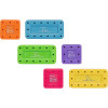 Bohrerständer - Stück für 8 Instrumente, neonlila, 3,8 x 3,8 x 1,3 cm - 50Z400R