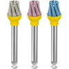 EVE DIAPOL OCCLUFLEX - Packung 10 Stück blau grob, RA, Figur Occluflex, 5,5 x 8,8 mm - 7075X010 EVE DIAPOL OCCLUFLEX - Packung 10 Stück blau grob, RA, Figur Occluflex, 5,5 x 8,8 mm - 7075X010