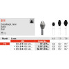 Diamanten 811, gyémántcsiszoló, ISO 033 standard, FG, 5 darab Diamanten 811, gyémántcsiszoló, ISO 033 standard, FG, 5 darab