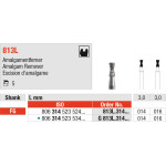Diamanten 813L - Packung 5 Stück grün grob, FG, Figur 523 Amalgamentferner lang, 3 mm, ISO 016 - G813L.314.016