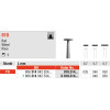 Diamanten 818, gyémántcsiszoló, ISO 040, FG, 5 darab Diamanten 818, gyémántcsiszoló, ISO 040, FG, 5 darab