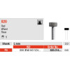 Diamanten 820, gyémántcsiszoló, ISO 040 standard, FG, 5 darab Diamanten 820, gyémántcsiszoló, ISO 040 standard, FG, 5 darab