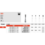 Diamanten 822 - Packung 5 Stück grün ISO 010, FG Diamanten 822 - Packung 5 Stück grün ISO 010, FG